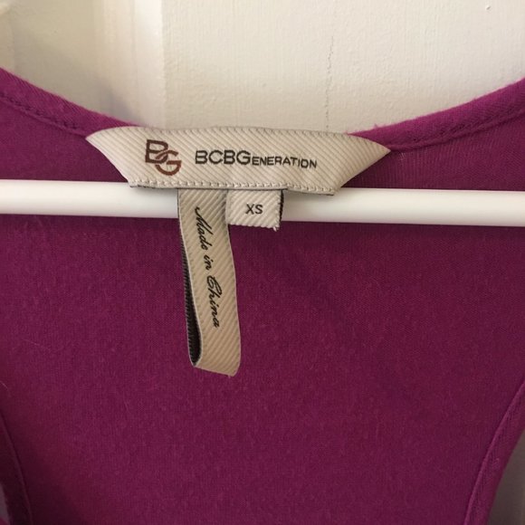 BCBGeneration Color Block Pink Black Zipper Dress - Picture 5 of 5